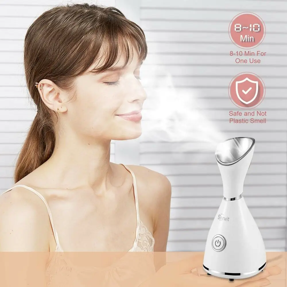 

Facial Steamer Nano Ionic Facial Steamer Sauna Facial Spay Spa Mist Sprayer Ozone Vapor Home Humidifier Personal Skin Care Tools