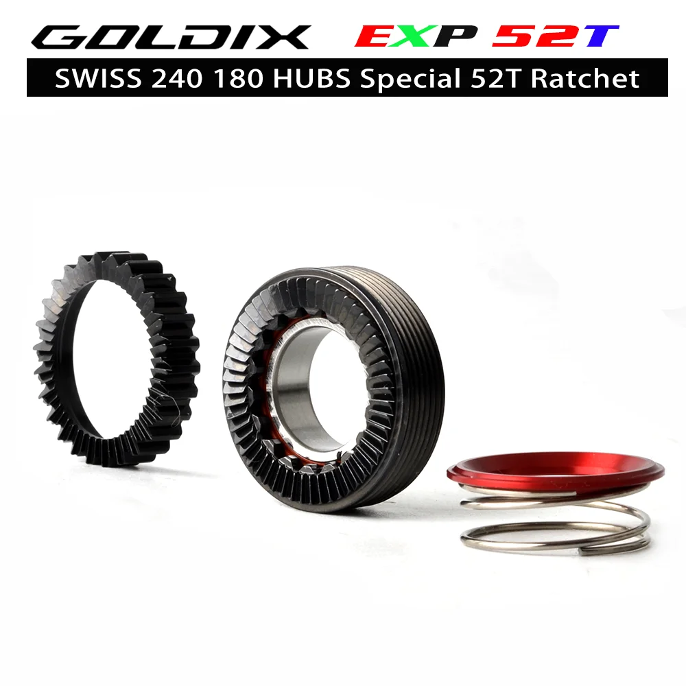 GOLDIX EXP ratchet 52T is suitable for GOLDIX 370 310 350 180 series and also for SWISS 240 180 series