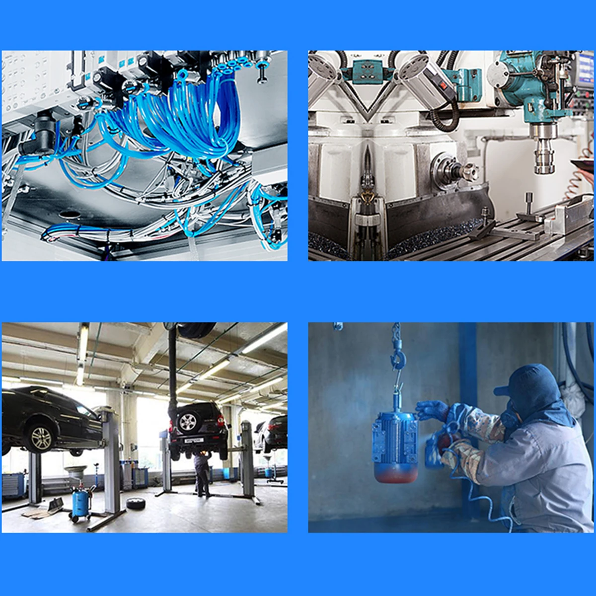 

18 Pcs Fast Joint Kit 1 4 Inch Air Tool Accessories Couplings Connector Hose Durable Rust Resistant Compatible