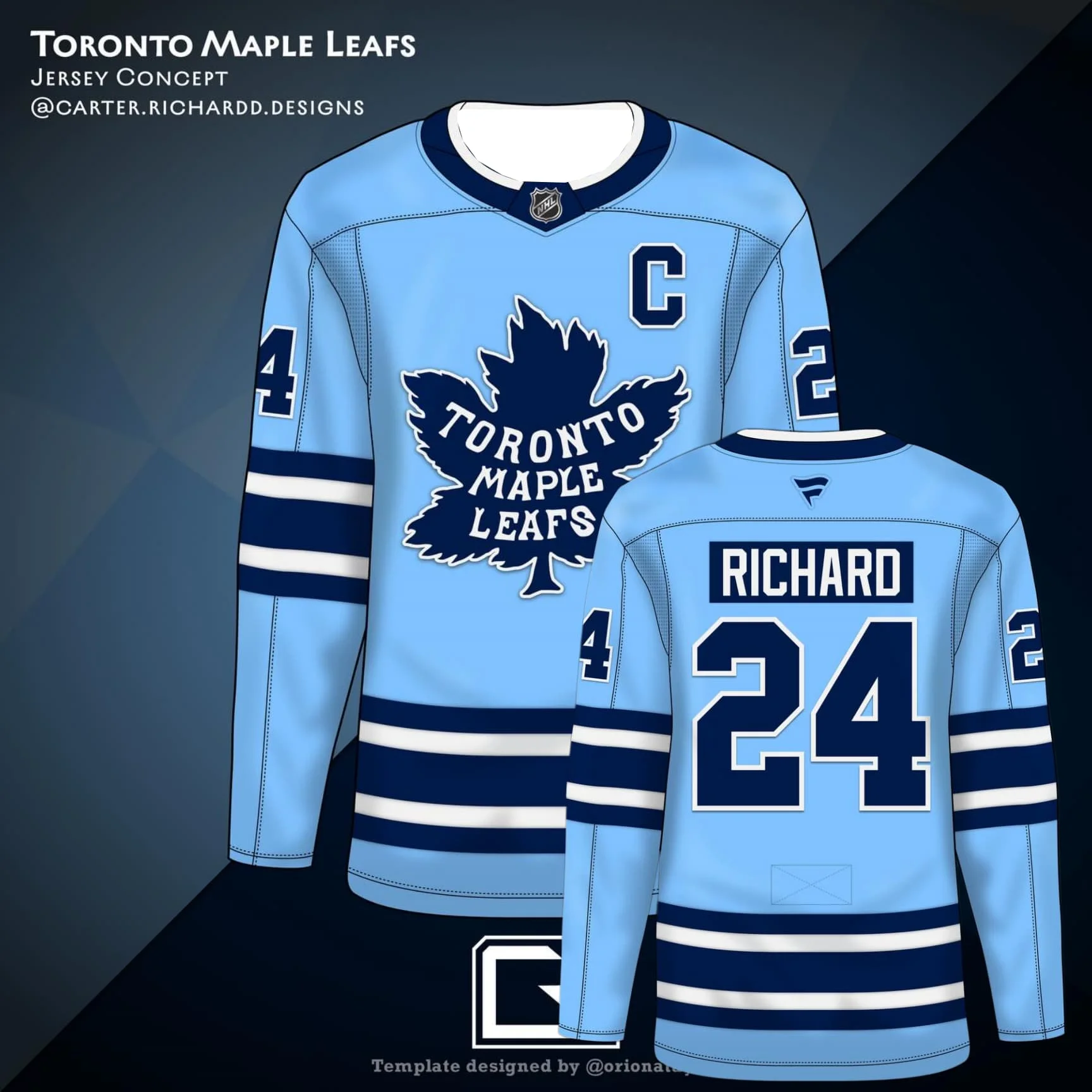 2026 Toronto Maple Leafs Custom Ice Hockey Jersey Breathable Quick Dry Performance Fabric with Maple Leaf Logo Print  Number 24