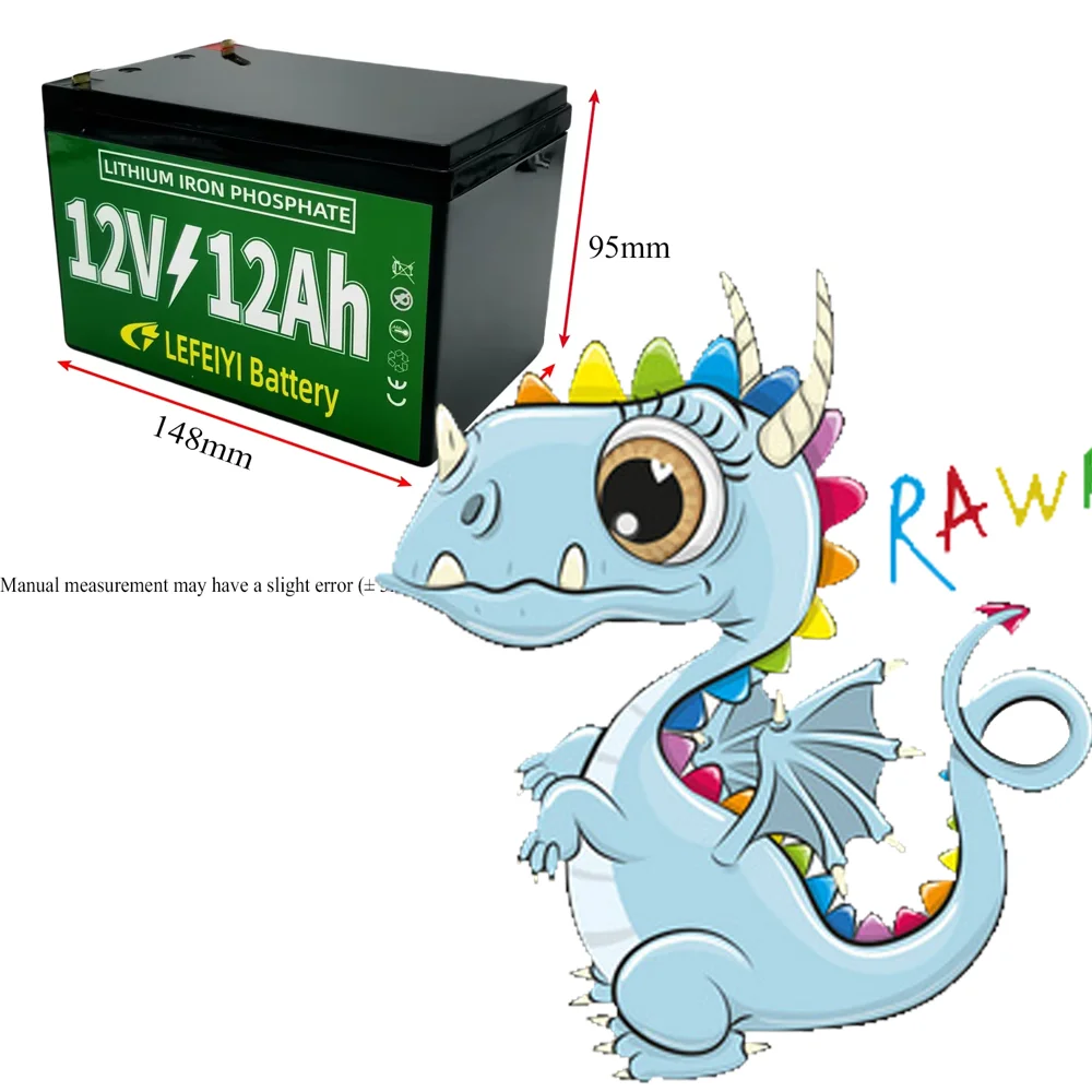 

For power supply of electric vehicles, solar street lights, and other equipment，12V 12Ah battery LiFePO4 phosphate