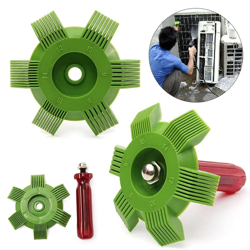 A05G-HVAC/AUTO أداة فرد مشط زعنفة المبرد لمكيف الهواء والمكثفات طقم تصليح تعديل 8-15 مللي متر