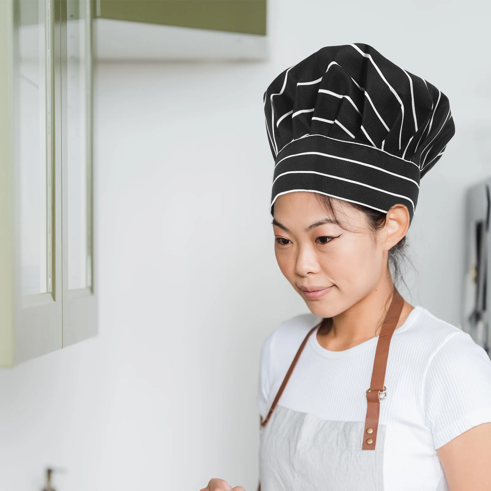 Chef Cap Catering Hoed Volwassen Chef Hoed Lichtgewicht Ademend Geen markeringen op voorhoofd Geschikt voor Restaurant Kantine Workshop Schoonheid