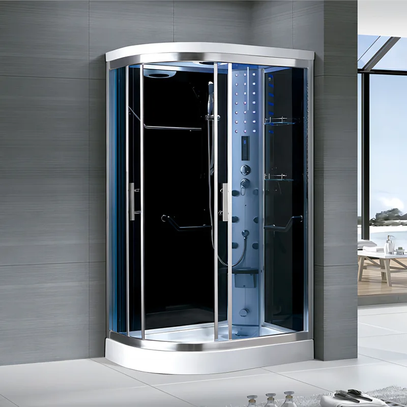 Arc fan-shaped luxury steam, single double family, massage lighting shower room