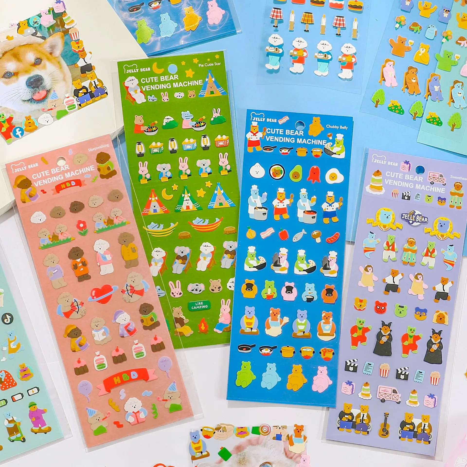 

Hand Account Sticker PVC Waterproof Thermos Cup Sticker Cartoon Goo Card Material Sticker Kawaii Stickers