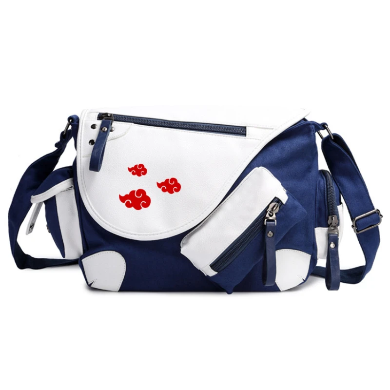 

Naruto Anime Cartoon Canvas Casual Zipper Shoulder Bag Crossbody Bag Schoolbags Large Capacity Bag Men's Shoulder Messenger Gift