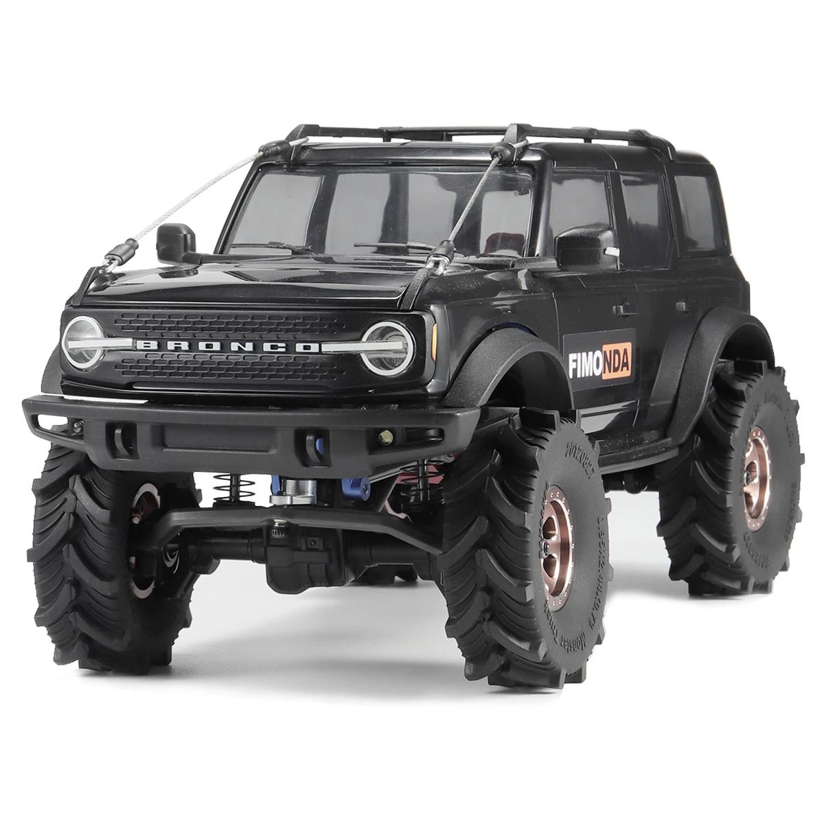 1.0 Cal koła gumowe opony obrzeża 62*20mm opony terenowe błotne dla 1/18 gąsienica RC Truck TRX4M Defender Bronco FCX24 SCX24 Upgrade