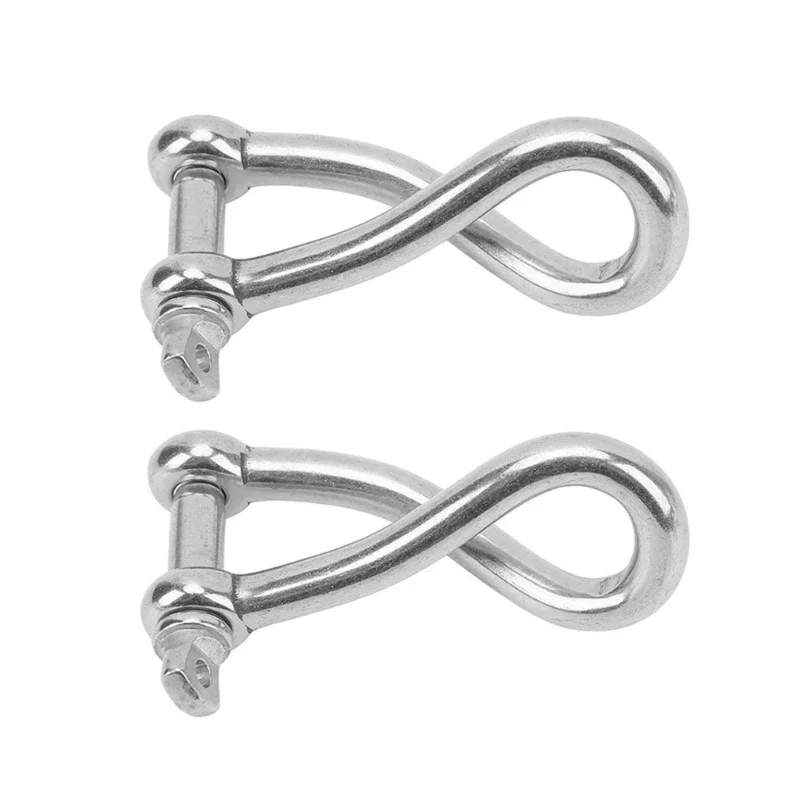 

Поворотная скоба из нержавеющей стали 6 мм, подходит для парусного такелажа, подъема лодок, промышленного морского использования