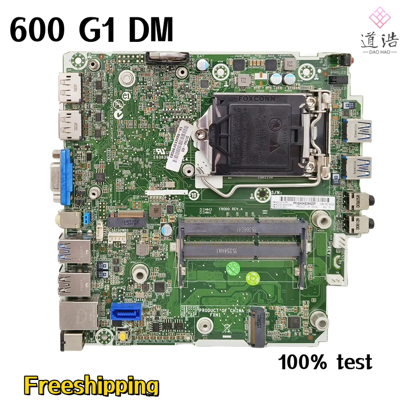 

Материнская плата 746722-001 для HP ProDesk 600 G1 DM 746722-601 746219-004 DDR3, материнская плата на 100% протестирована, полностью работает