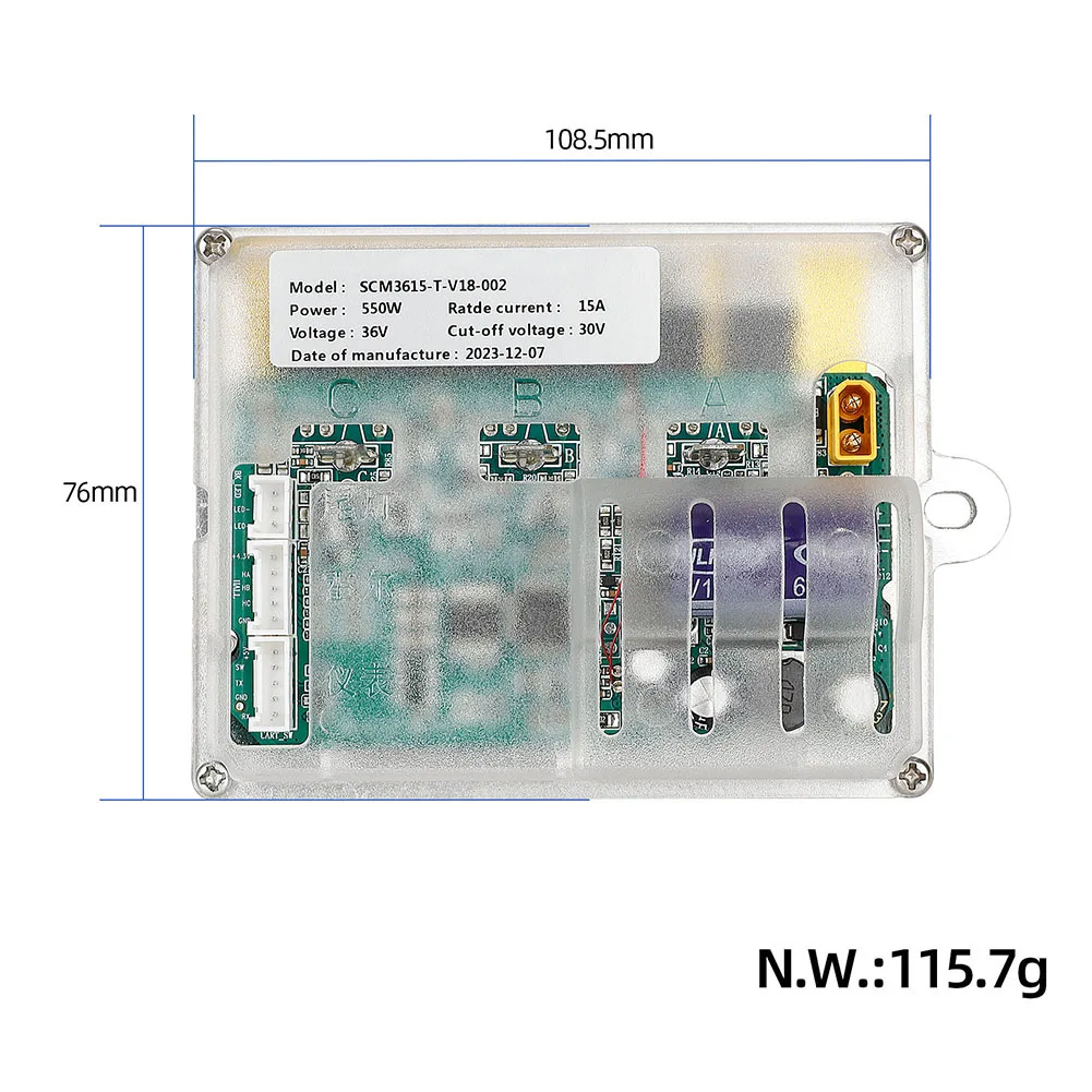 ل دوكاتي سكوتر كهربائي إصلاح سكوتر كهربائي 36 فولت 550 واط تحكم MW95 متر سكوتر كهربائي تحكم استبدال أجزاء #3