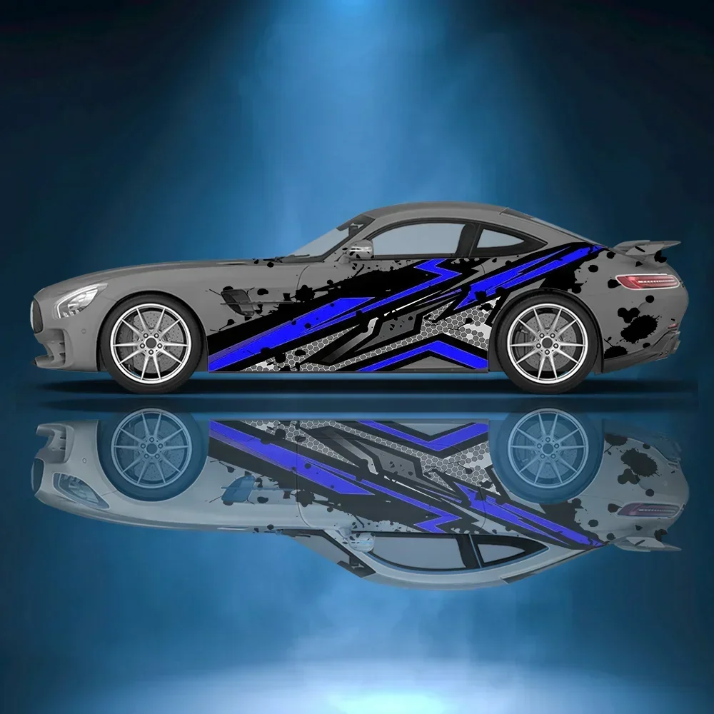 

Colorful Straight Line Car Vinyl Wraps Decal Self-adhesive PVC Sticker Suitable for Trucks SUV Decoration Auto Accessories Gift