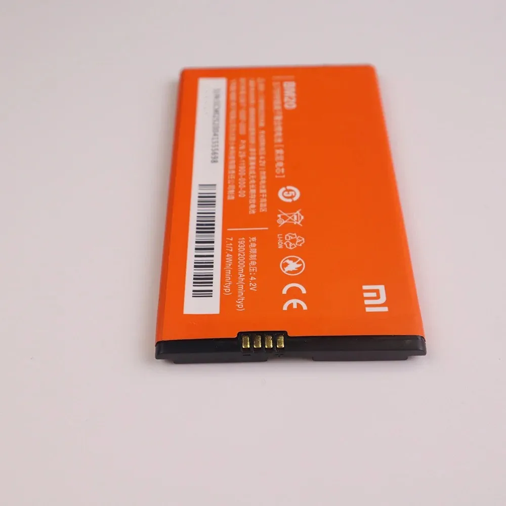 High Quality BM20 Xiao mi Original Battery For Xiaomi Mi 2 2S Mi2 Mi2s Mobile Phone Battery Bateria Batteries 2000mAh In Stock