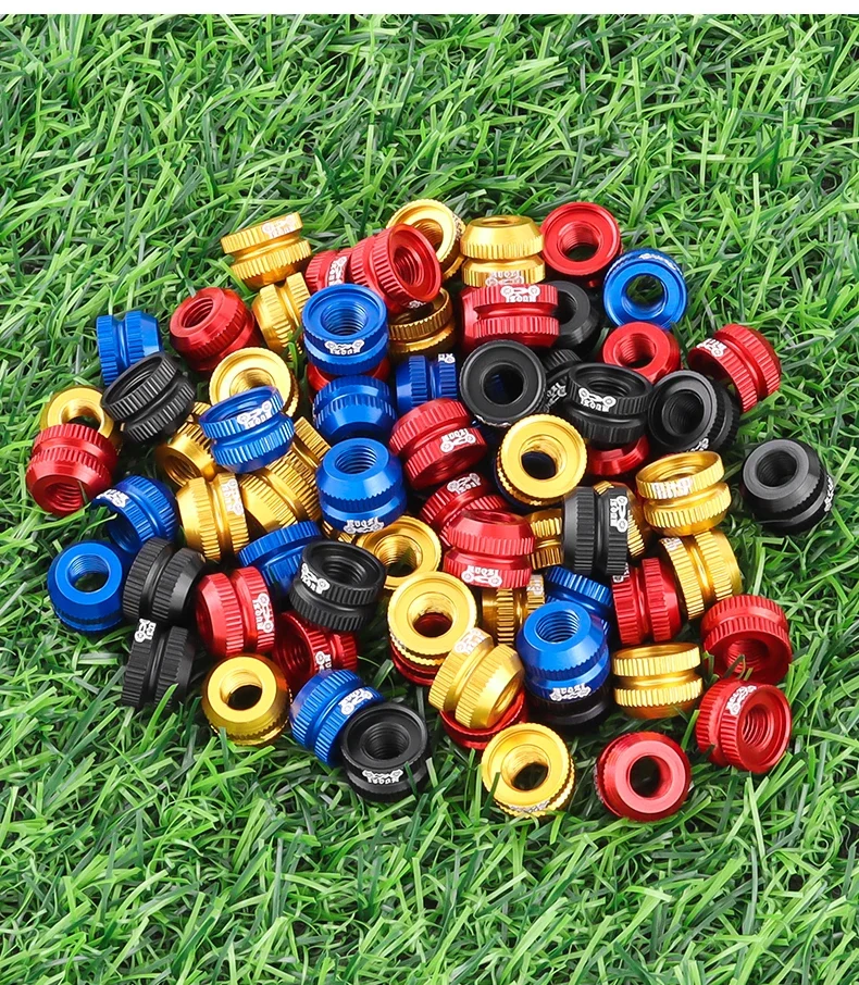 1Pair Bike Vacuum Tire Law Mouth Nut MTB Bicycle Tire Inner Tube Valve Caps Safe