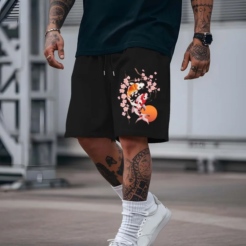 Japanese Street Men's Summer Casual Shorts Retro Punk Men's Shorts Summer New Collection