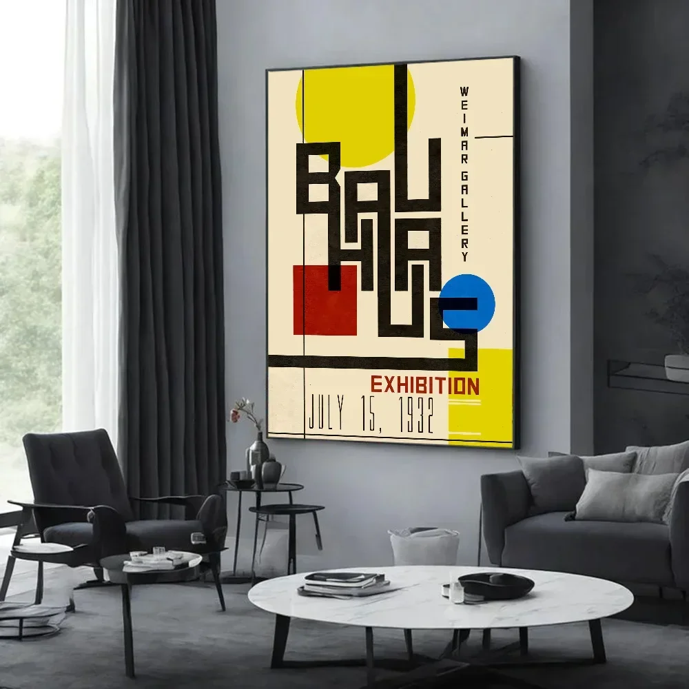 Bauhaus Modern Simplicity Poster Classic Vintage Posters Vintage Room Home Bar Cafe Decor Nordic Home Decor