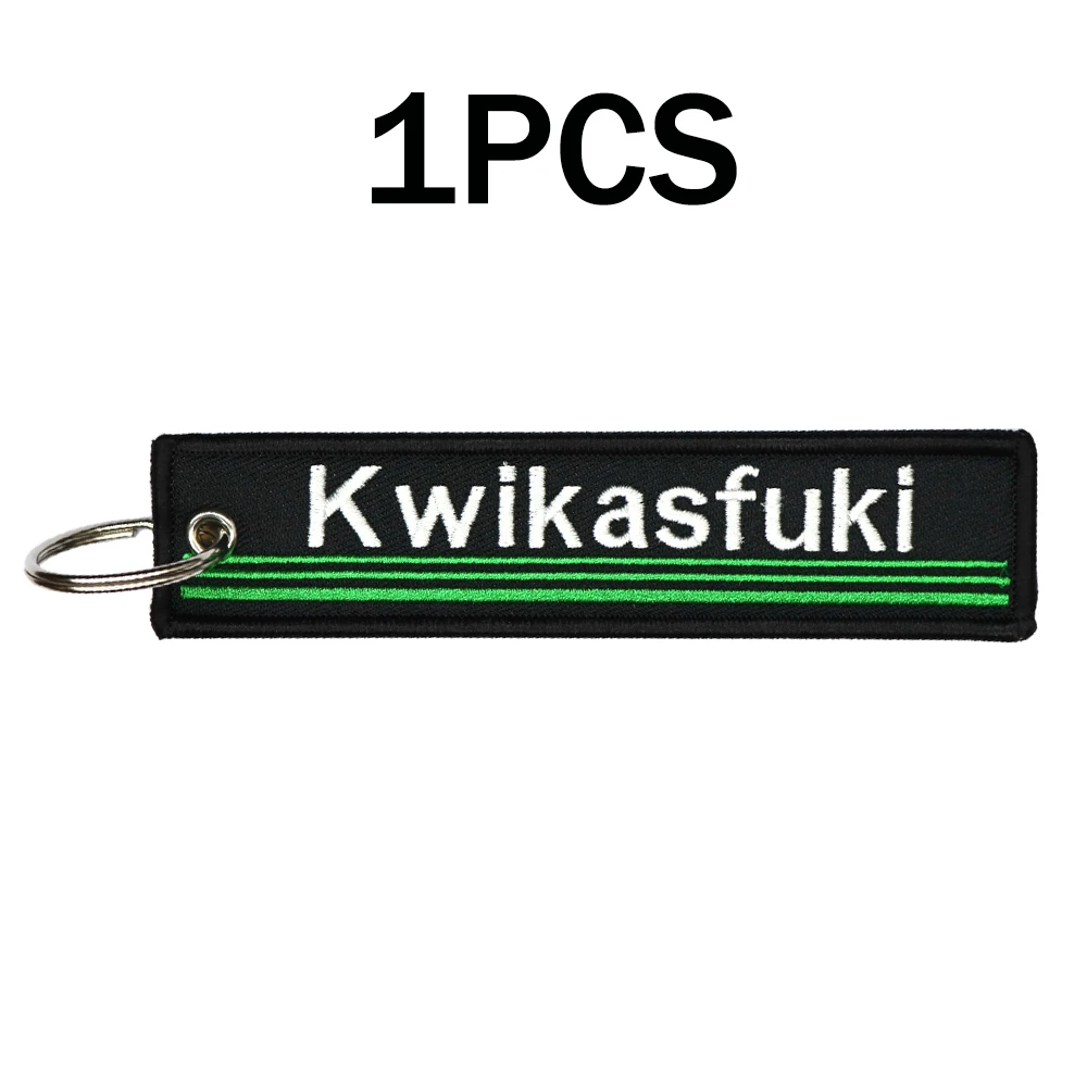 JDM Key Ring Kawasexy/SUZUKEY LOGO Embroidery Key Chain For