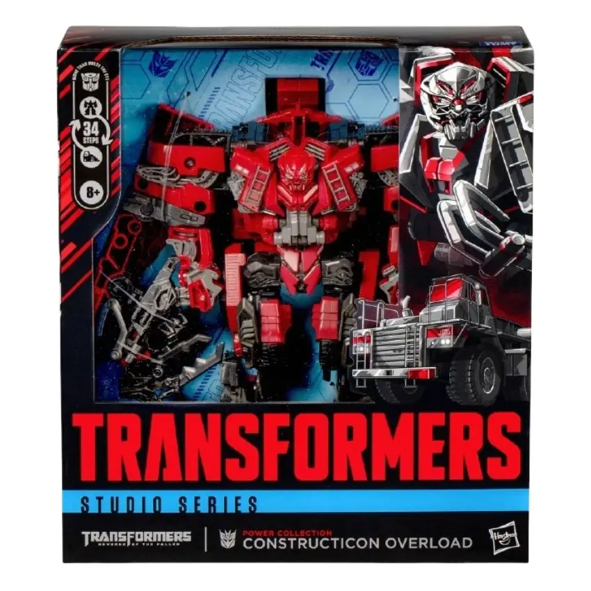 Hasbro Transformers Studio Series Constructicon Overload Figurka Anime Zabawki Kolekcjonerskie Model Modelarstwo Hobby Prezent