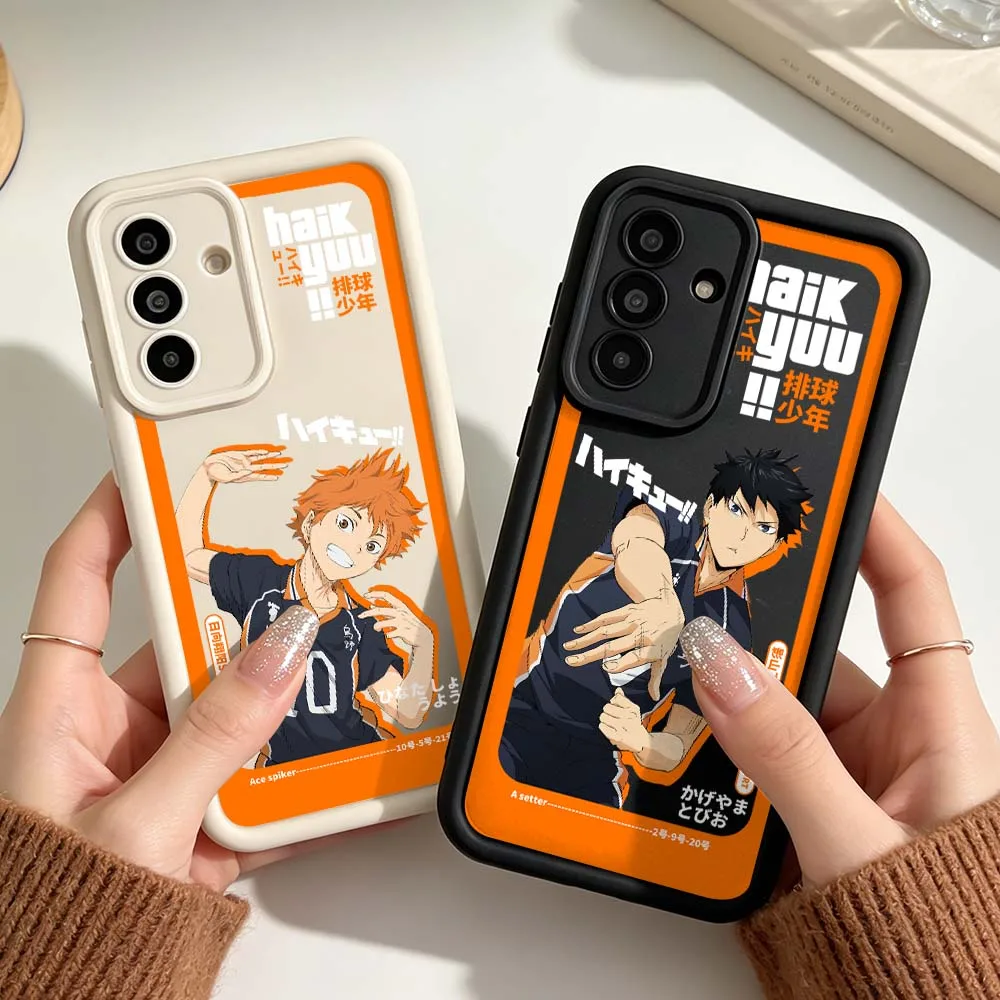 

Anime Haikyuu Cartoon Boy Art Phone Case For Samsung A03 A04 A05 A06 A07 A24 A23 A22 A21s A17 A16 A15 A14 A13 A12 5G Eye Ladder