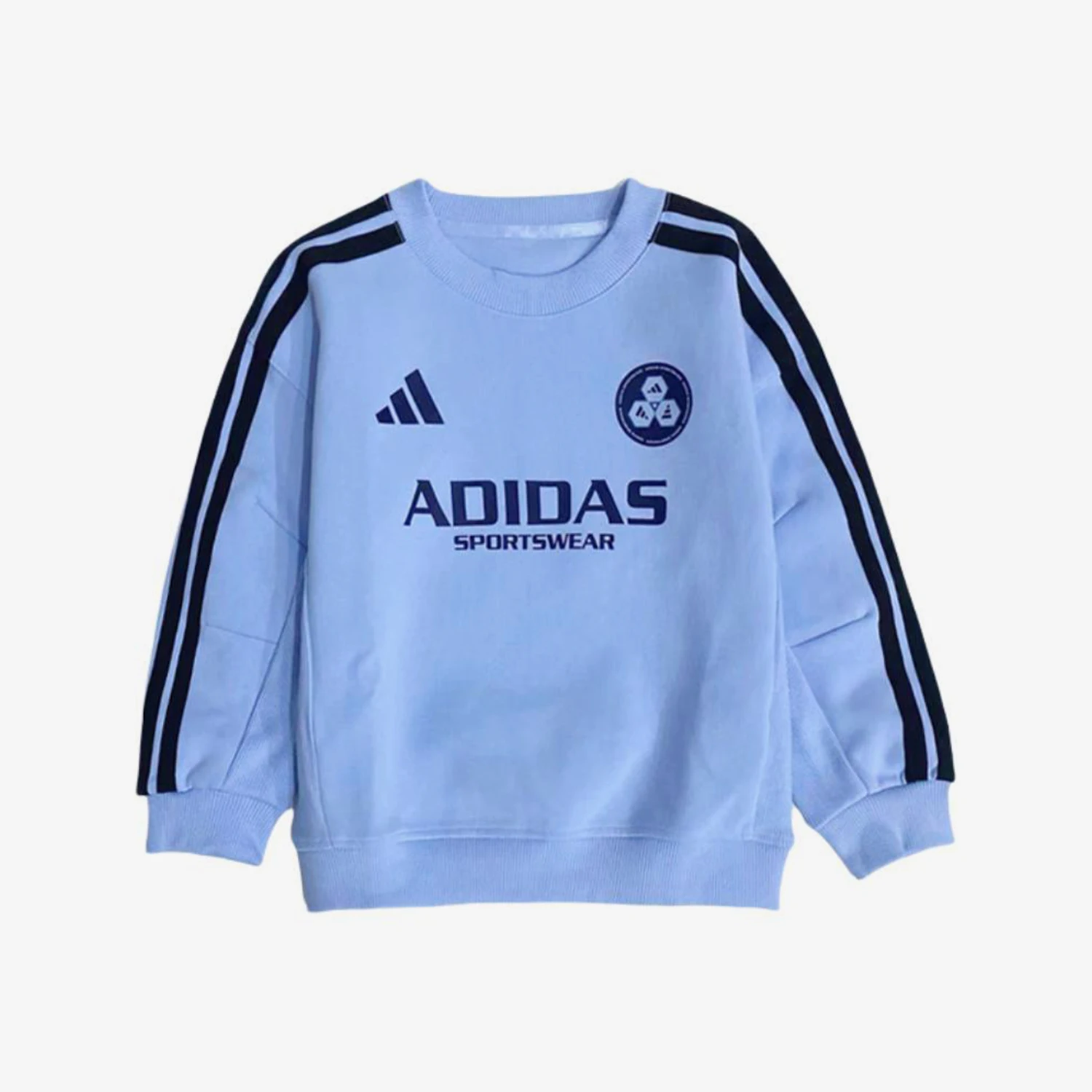 

Adidas genuine 25 Spring and Autumn new children's round neck pullover sports sweatshirt JN1736