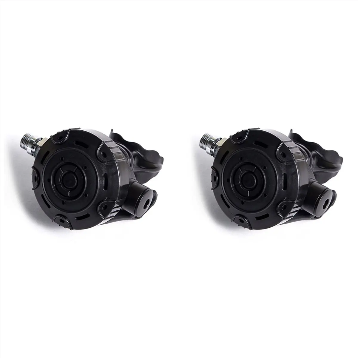 B48B-2X Diving Snorkeling Equipment Pressure Reducer Scuba 2Nd Stage Regulator Underwater Breathing Diving Supply-Black