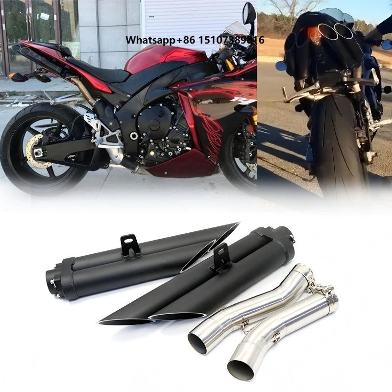 

Suitable for R1 (20042014) Motorcycle Sportbike Modified Straight-Through Street-Loud Track Exhaust