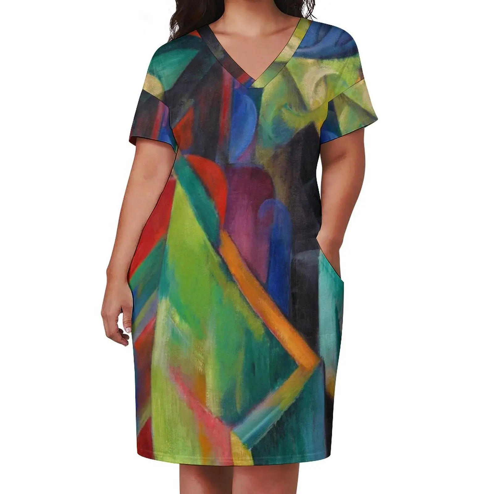 Franz Marc Stables Loose Pocket Dress dress for woman dress