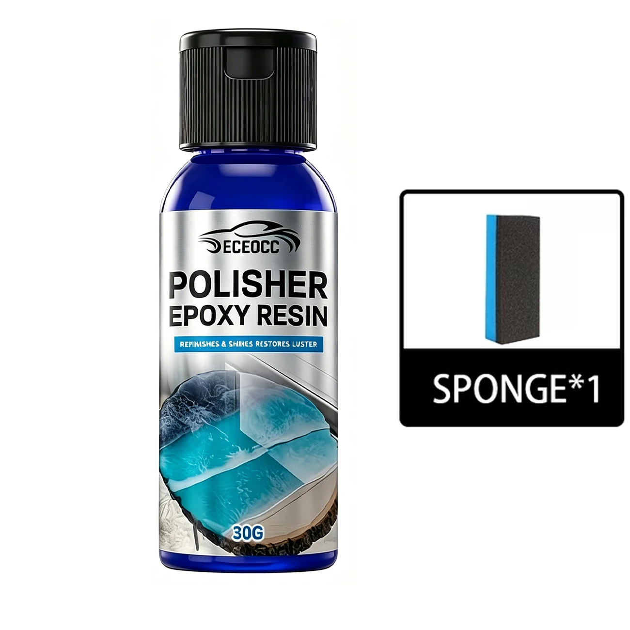 Multi-scene Epoxy Polishing Care Wax Manual Grinding Polishing Solution Fine Scratch Eraser Surface Brightener With Free Polishi