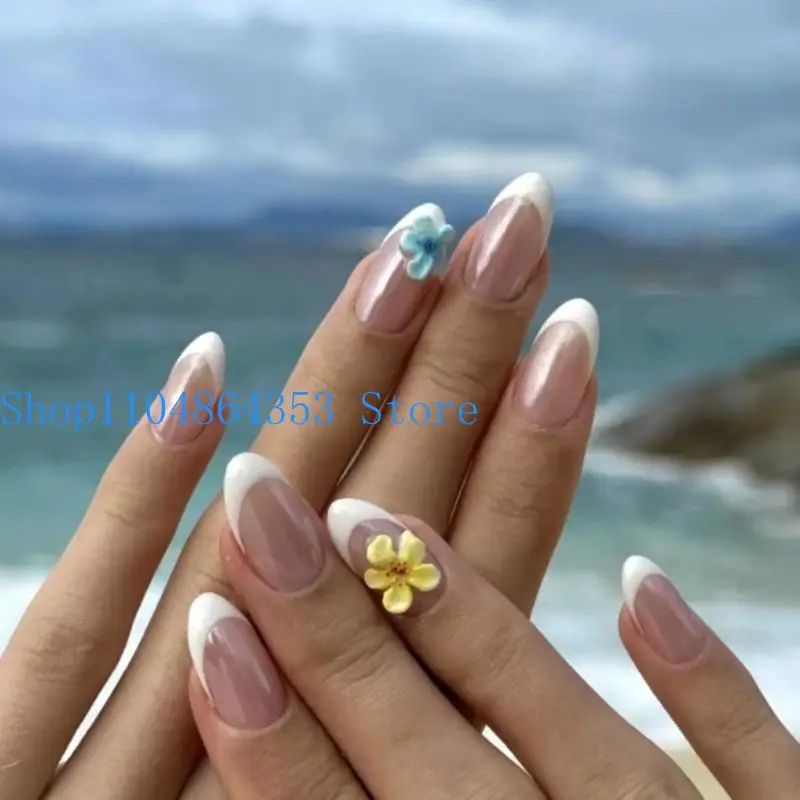 

652F многоразовые силиконовые формы для дизайна ногтей с цветами 2 шт. с ручкой для резьбы для поделок из эпоксидной смолы