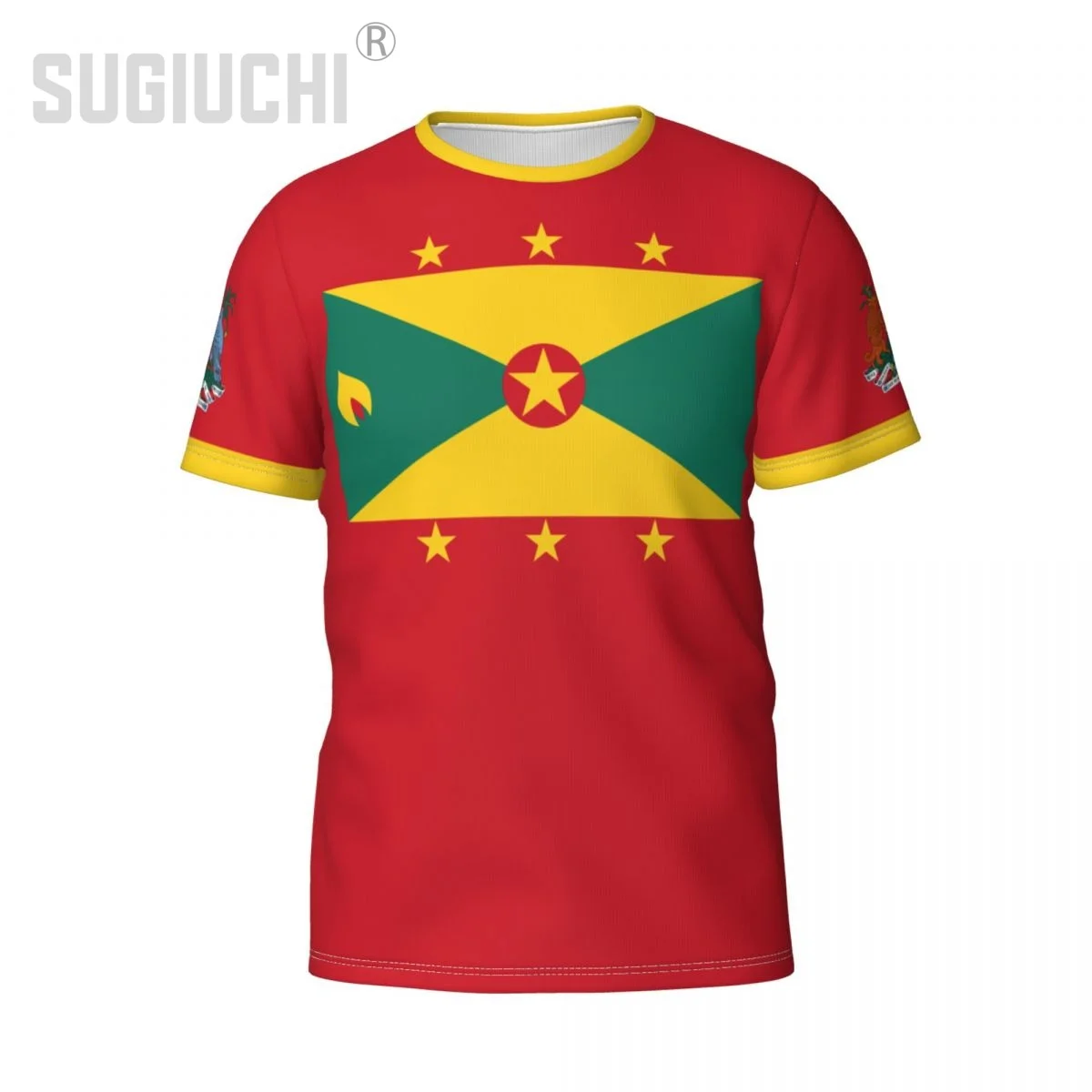 Custom Name Number Grenada Flag Emblem 3D T-shirts For Men Women Tees team Clothes Soccer Football Fans Gift T shirt
