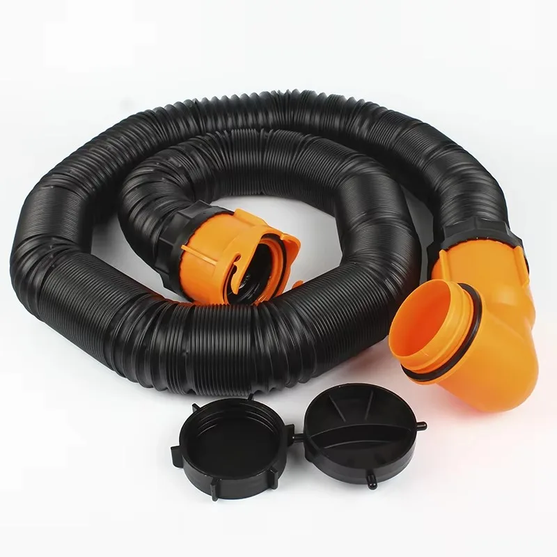 TYTXRV RV Accessories Universal Flexible Corrugated Vacuum 3 Inches Hose Pipe Sewage Pipe