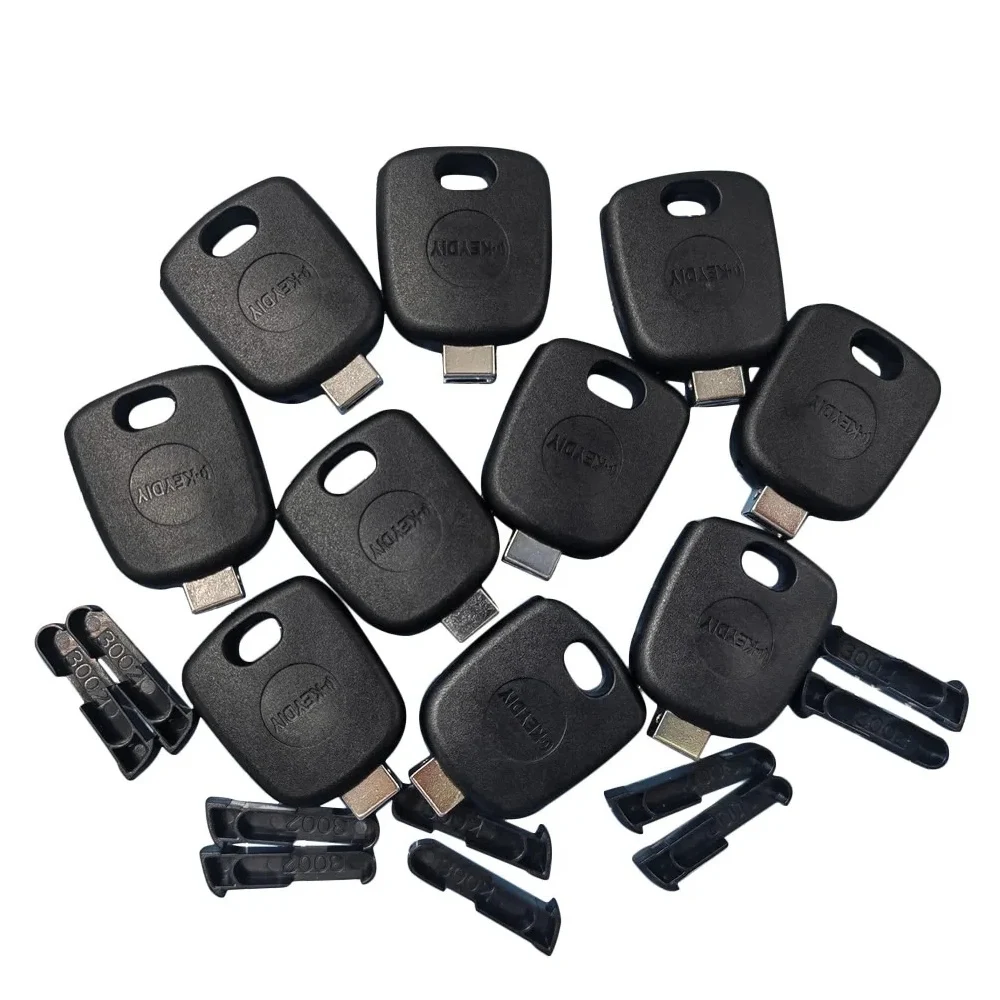 

10pcs/lot Universal KEYDIY Transponder Car Key Fob Shell Case with Chip Holder For KD VVDI Key Blade Key Head