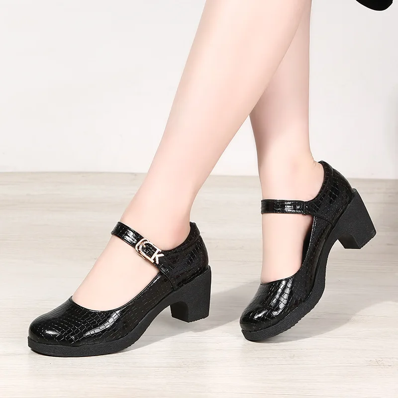 

Новые женские танцевальные туфли для латинских вечеринок, высококачественные социальные элегантные танцевальные туфли, современные танцевальные туфли, туфли Мэри Джейн из мягкой кожи