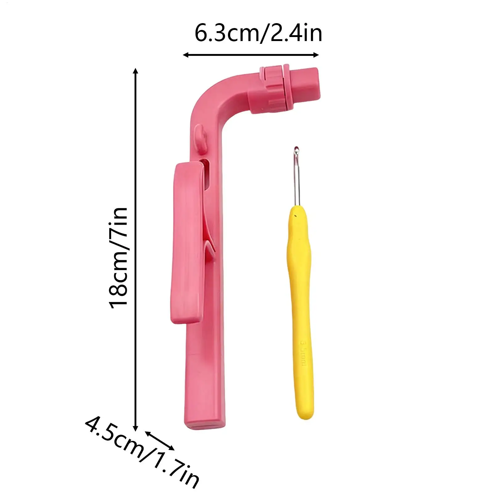 خطافات كروشيه لوازم حرفية خياطة دائرية دليل غزل أصابع أداة كروشيه للمبتدئين المحترفين الحياكة #6