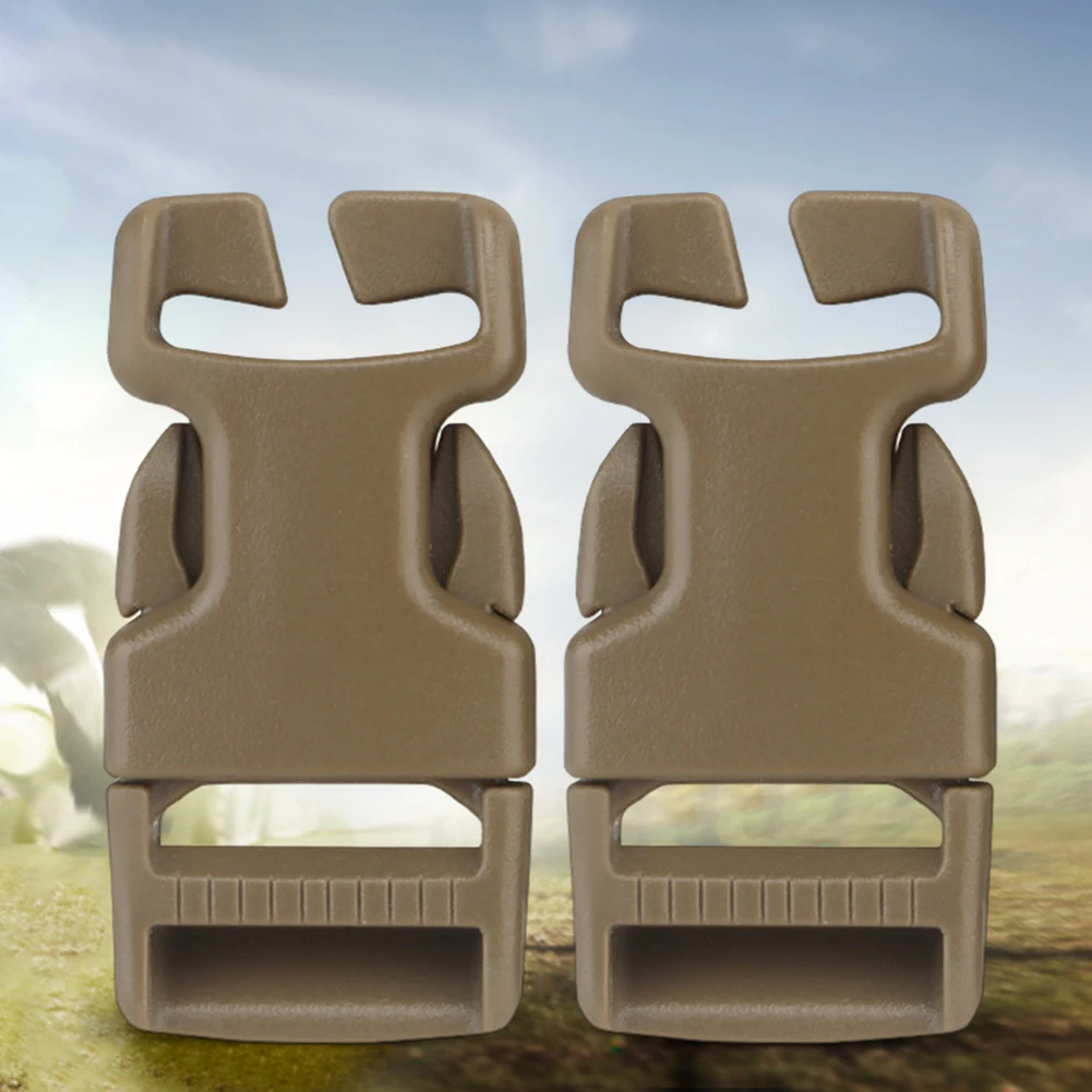 WST 2-teiliges Schnallen-Reparaturset Schnellverschluss-Oberflächenmontage-Gurtschnallenclip Modulare Befestigung für Jagdgürtel Tasche Outdoor-Werkzeuge