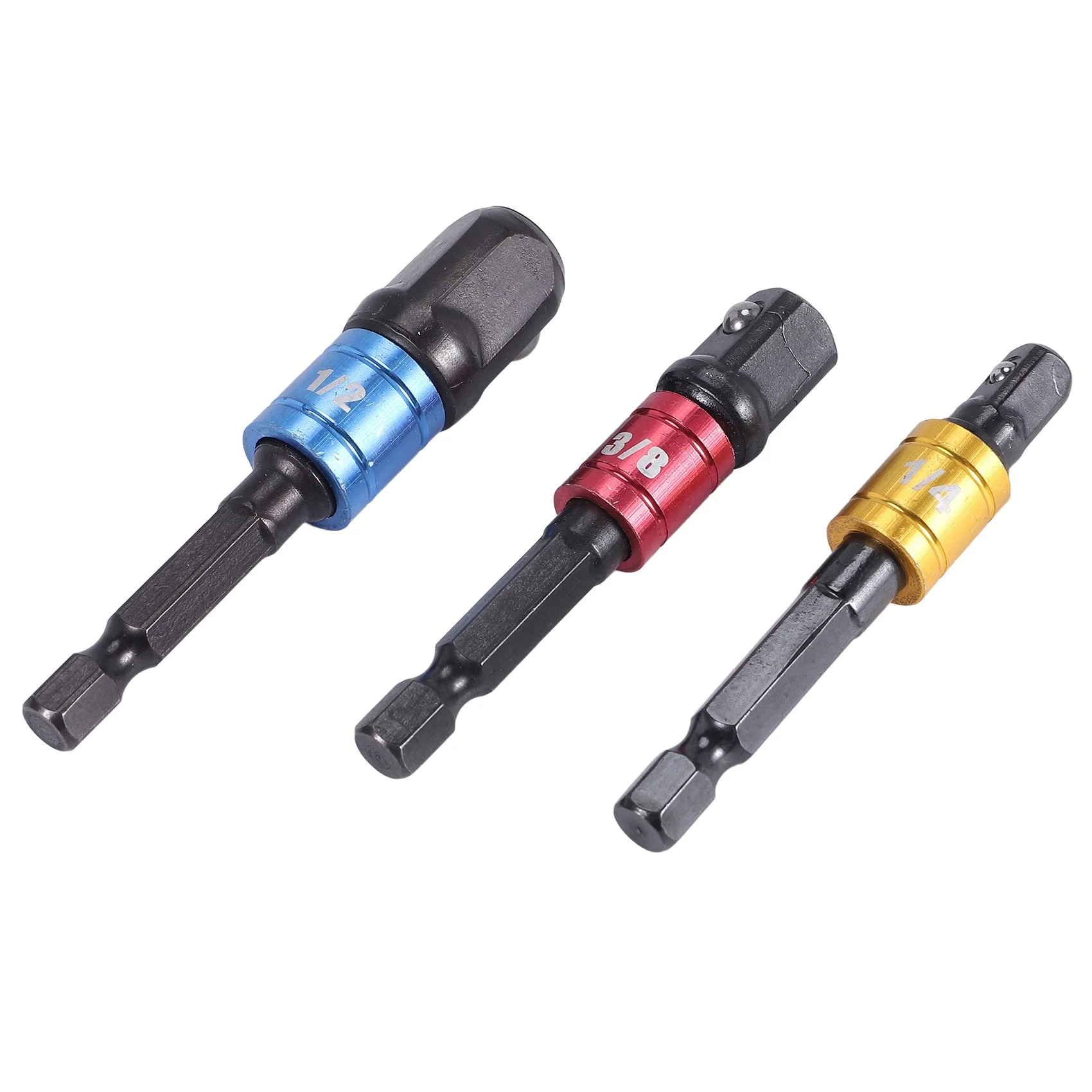 A21I-Flexibele boorverlenging Zeskantschacht Boormoer Driver Bitset, 3-delige universele dopadapterset, schroevendraaierbitset
