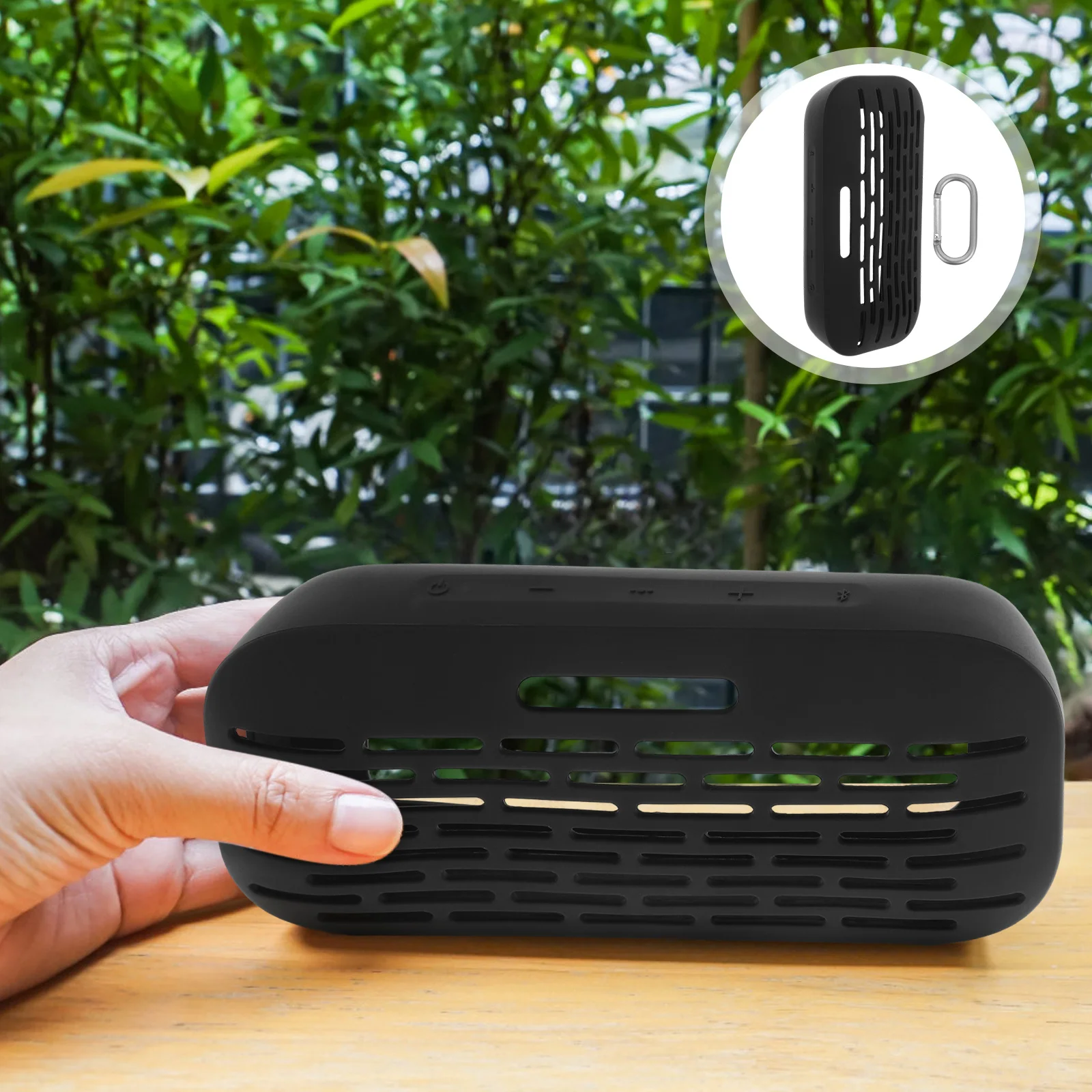 

Speaker Cover for Flex Silicone Aluminum Alloy Protective Case Waterproof Shockproof Outdoor Portable Anti-Fall