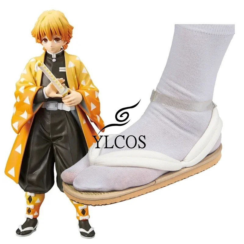 

Anime Demon Slayer Zenitsu Nezuko Tomioka Giyuu Kochou Shinobu Kyoujurou Cosplay Shoes For Unisex Sandals Slipper