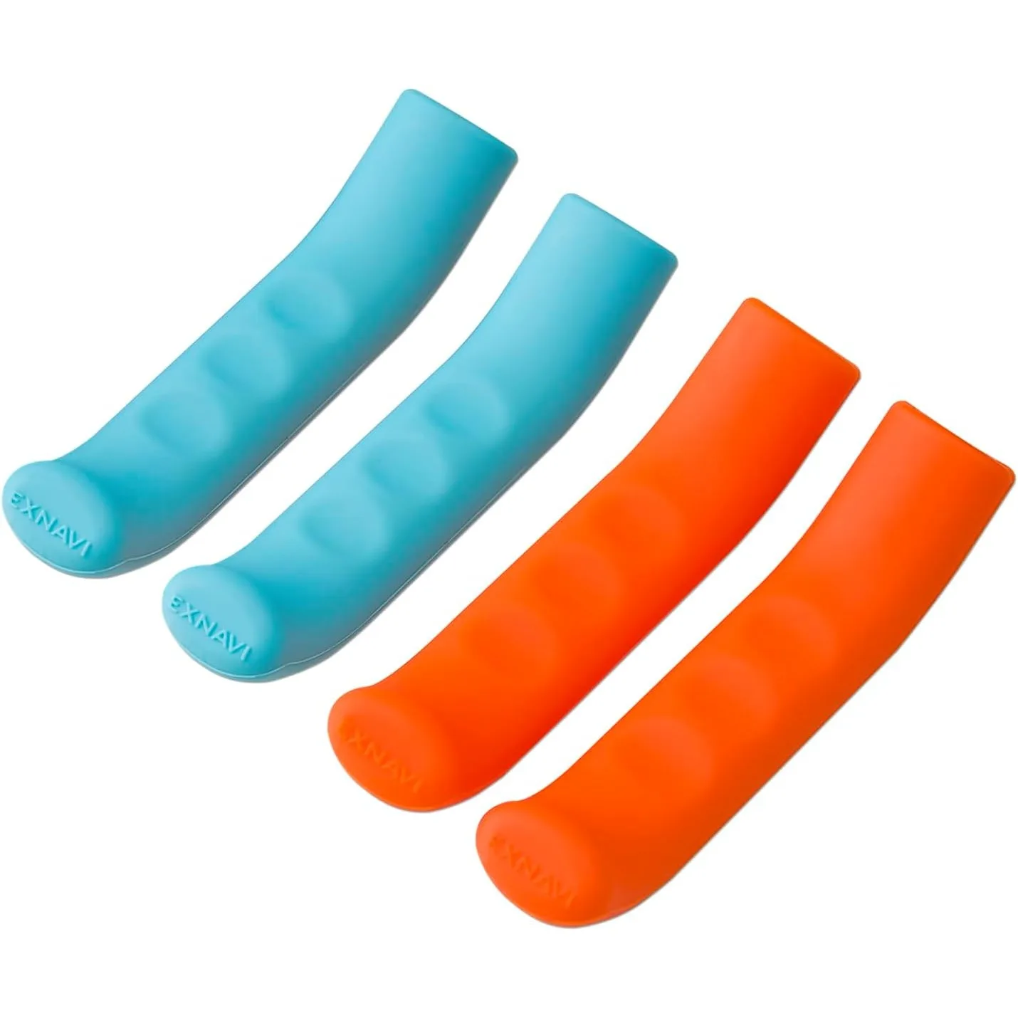 AliExpress VXM 2 Pairs Silicone Brake Lever Covers for Bikes - Anti-Slip Handle Sleeves Fits Mountain & Road Bicycles Blue Orange Bicycle Grips