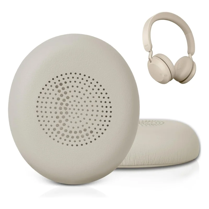 Suitable for Jabra Elite 45h Evolve 2 65 UC 40MS Evolve 2 40 Ear Pads Earphone Sleeve Sponge Pad Leather Earmuffs