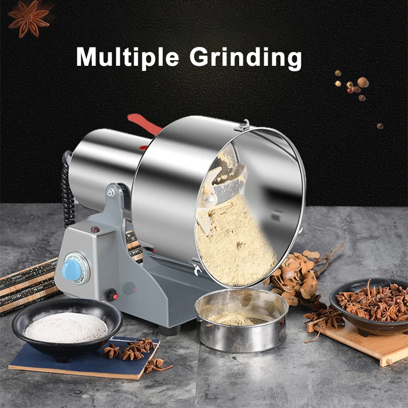 2500g Electric Grains Spices Hebals Cereals Coffee Dry Food Grinder Mill Grinding Machine Gristmill Flour Powder Crusher