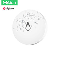 Meian ZigBee Water Leakage Sensor Immersion Security Alarm Sensor Wifi Water Leak Detector Overflow Alert Waterproof Smart Home