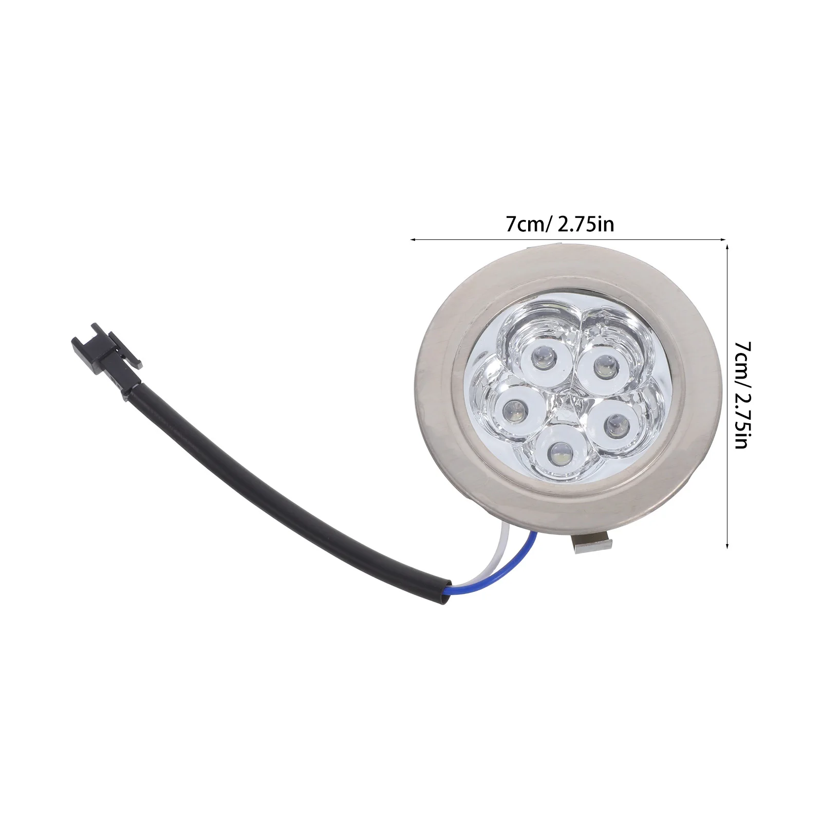 2Pcs LED Range Hood Light Bulbs Cold Efficient Bright Illumination for Kitchen Ventilation Hood Replacement Lamp