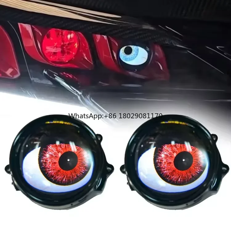 Demon Eyes Led Headlights Lens Car Bulbs Eagle Eye Light Car Light Accessories