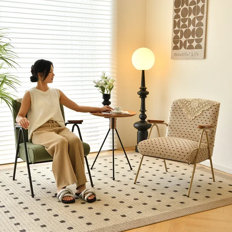 كرسي أريكة فردي إسكندنافي لغرفة المعيشة كسول وشرفة كرسي ترفيهي بسيط وحديث #1