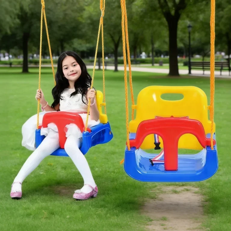 

3in1 Kids Hanging Chair Swing Adjustable Rope Plastic Material High Quality Safety Indoor Outdoor Backyard Amusement Equipments