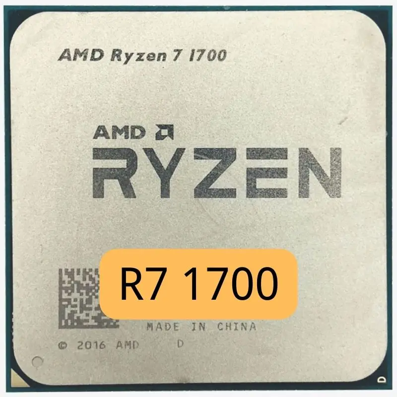 

AMD Ryzen 7 1700 R7 1700 3.0GHz Eight-Core Sixteen-Thread CPU Processor 65W YD1700BBM88AE Socket AM4