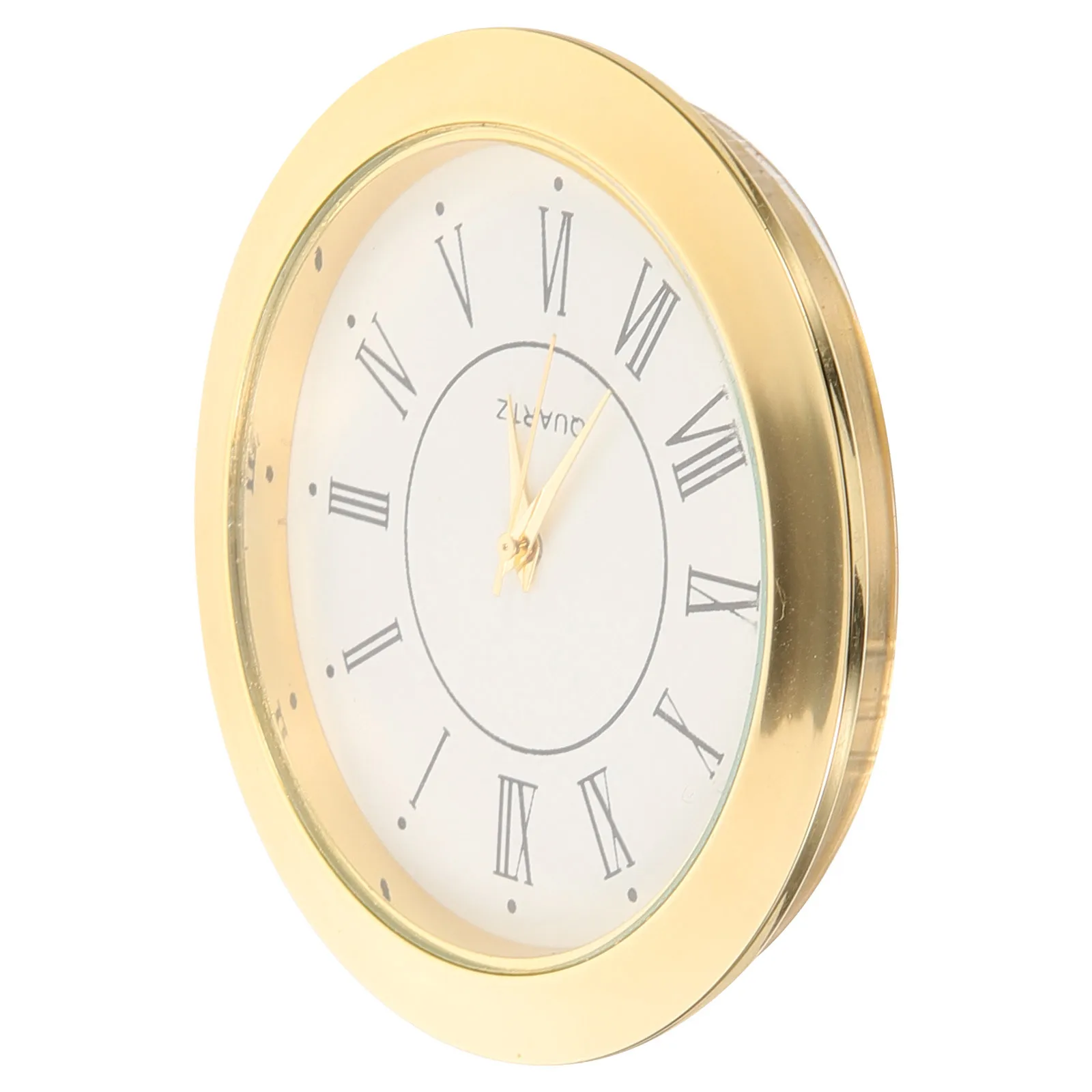 

Clock Insert Round Roman Numeral Design Easy to Read Face for DIY Home Decor and Clock Repair Projects Sturdy Lightweight