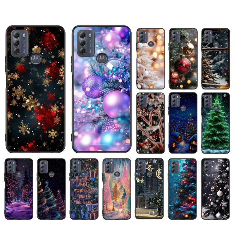 

Merry Christmas Tree Phone Case For Motorola Moto G85 G55 G05 G14 G75 G31 G50 G10 G20 G30 G60 G13 G32 G84 G54 G53 G72 G24 Power
