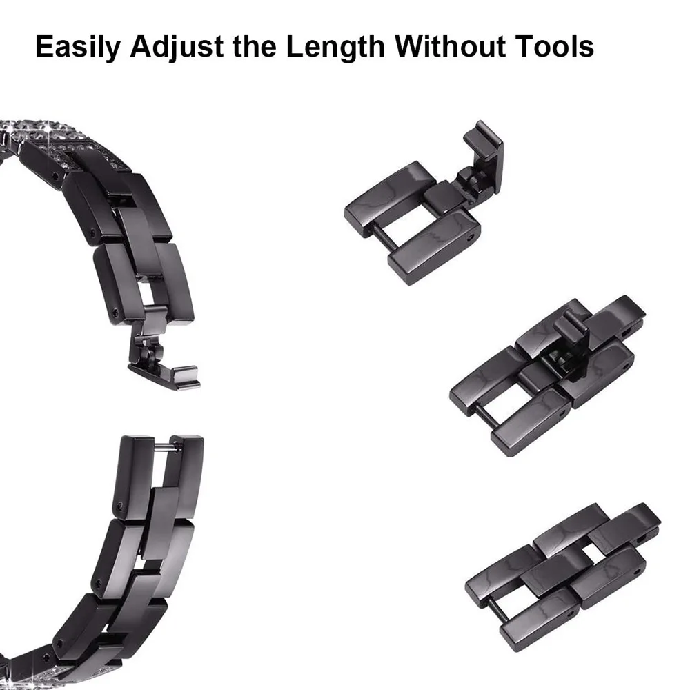 الماس حزام ل جوجل بكسل ساعة 3 4 45 مللي متر سوار معدني كوريا استبدال الفرقة لجوجل بكسل ساعة 3 2 1 41 مللي متر معصمه