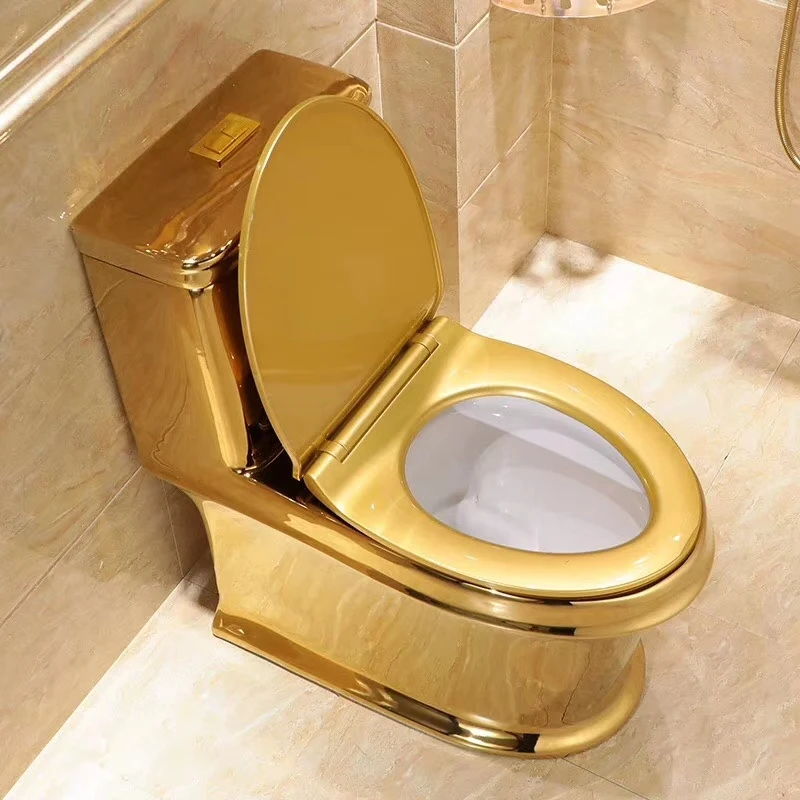 Sale Factory Price Good Quality Smart sensor bathroom intelligent heated smart toilet ceramic S trap ceramic golden toilet seat - Image 5